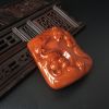 南红龙凤呈祥吊坠-红掌柜
