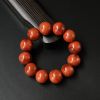 川料柿子红南红手串-红掌柜