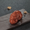 柿子红南红貔貅吊坠-红掌柜