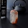 天然冰飘南红大日如来吊坠 - 红掌柜