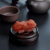 天然樱桃红南红吊坠 - 红掌柜
