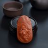 川料天然柿子红南红弥勒佛吊坠-红掌柜
