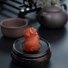 川料天然樱桃红南红吊坠 - 红掌柜