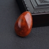 天然俏色南红水滴吊坠-红掌柜