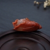 冰飘料南红白菜吊坠-红掌柜