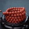 保山天然南红108佛珠-红掌柜