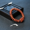 火焰纹南红算盘珠手串-红掌柜