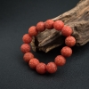 柿子红南红回文珠手串-红掌柜