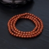 川料火焰纹南红米珠项链-红掌柜