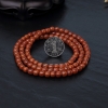 火焰纹南红项链-红掌柜