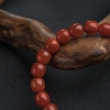 四川南红桶珠单圈手串-红掌柜