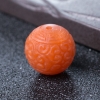 17mm天然樱桃红南红回纹珠-红掌柜