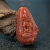 天然南红观音挂坠-红掌柜
