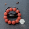 柿子红南红回纹珠单圈手串-红掌柜