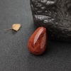 天然火焰纹红南红水滴吊坠-红掌柜