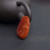 天然俏色南红悟道吊坠-红掌柜