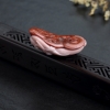 红白料南红仙鹤吊坠-红掌柜