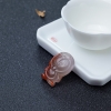 天然冰飘料南红机器猫吊坠-红掌柜