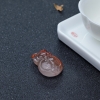 冰飘料南红机器猫吊坠-红掌柜