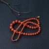 柿子红南红项链-红掌柜