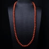 9mm柿子红南红108佛珠-红掌柜
