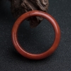 天然南红平安镯-红掌柜