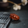 天然柿子红南红貔貅吊坠-红掌柜