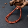 保山天然南红圆珠长链-红掌柜