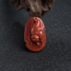 俏色南红貔貅吊坠-红掌柜