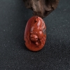 天然南红貔貅吊坠-红掌柜