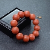 19mm柿子红南红单圈手串-红掌柜