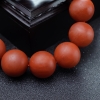 天然保山柿子红南红单圈手串-红掌柜