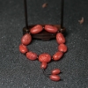 柿子红南红神兽单圈手串-红掌柜