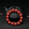 16.5mm柿子红南红单圈手串-红掌柜