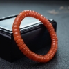 南红车轮珠单圈手串-红掌柜