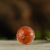 16.0mm冰飘料南红年年有余圆珠-红掌柜