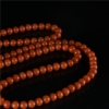 天然柿子红南红108佛珠手串-红掌柜