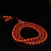 柿子红南红佛珠项链-红掌柜