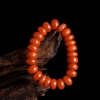 四川天然樱桃红南红如意算盘单圈手串-红掌柜