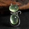 银镶俄罗斯葡萄石吊坠-红掌柜