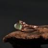 银镶天然葡萄石戒指-红掌柜