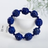 深蓝色青金石十八罗汉单圈手串-红掌柜