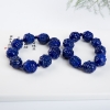 天然深蓝色青金石单圈手串-红掌柜