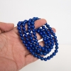 天然阿富汗紫蓝色青金石多圈手串-红掌柜