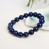 11.2mm天然阿富汗紫蓝色青金石手串-红掌柜