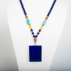 银镶阿富汗紫蓝色青金石项链-红掌柜