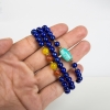 天然阿富汗紫蓝色青金石多圈手串-红掌柜