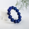 天然深蓝色青金石单圈手串-红掌柜