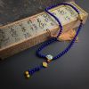阿富汗天然青金石民族风三圈手链 - 红掌柜