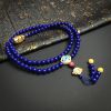 天然青金石民族风三圈手链 - 红掌柜